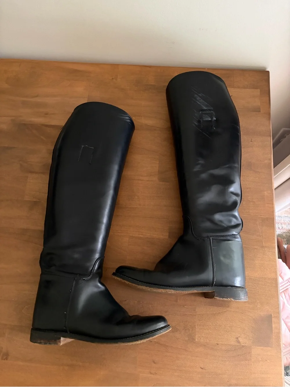 Colt Cromwell Boston MA Vintage Black Leather Equestrian Riding Boots Size 6
